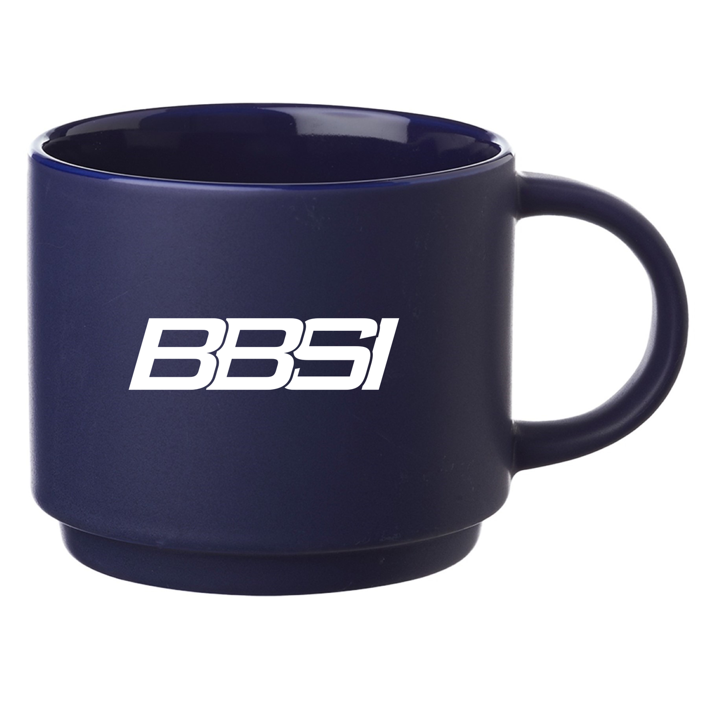 BBSI Stackable Ceramic Coffee Mugs